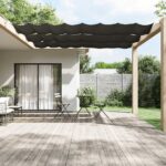 Auvent vertical Anthracite 100x1200 cm Tissu oxford