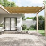 Auvent vertical Beige 100x1000 cm Tissu oxford