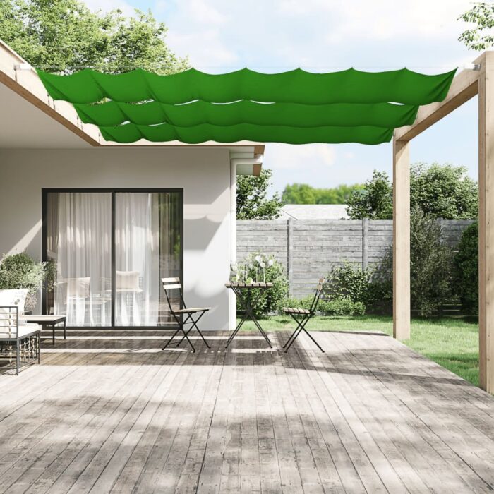 Auvent vertical Vert clair 100x1200 cm Tissu oxford – Image 1