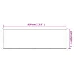 Auvent vertical Terre cuite 100x800 cm Tissu oxford – Image 4