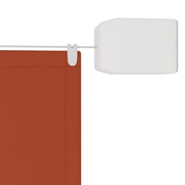 Auvent vertical Terre cuite 100x1200 cm Tissu oxford – Image 2