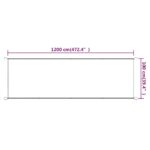 Auvent vertical Terre cuite 100x1200 cm Tissu oxford – Image 4