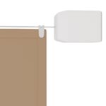 Auvent vertical Taupe 100x1200 cm Tissu oxford – Image 2