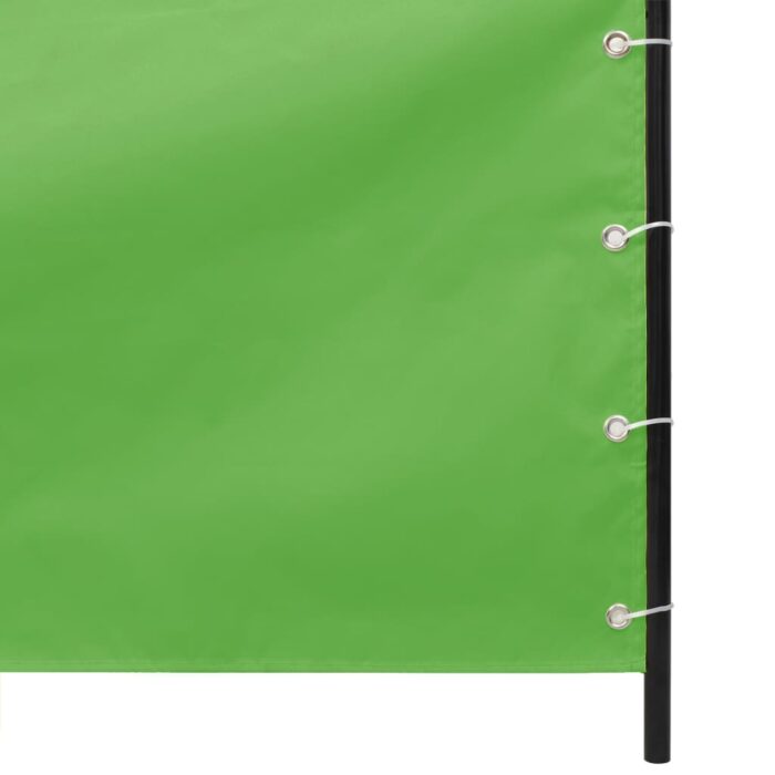 Écran de balcon Vert clair 80x240 cm Tissu Oxford – Image 2