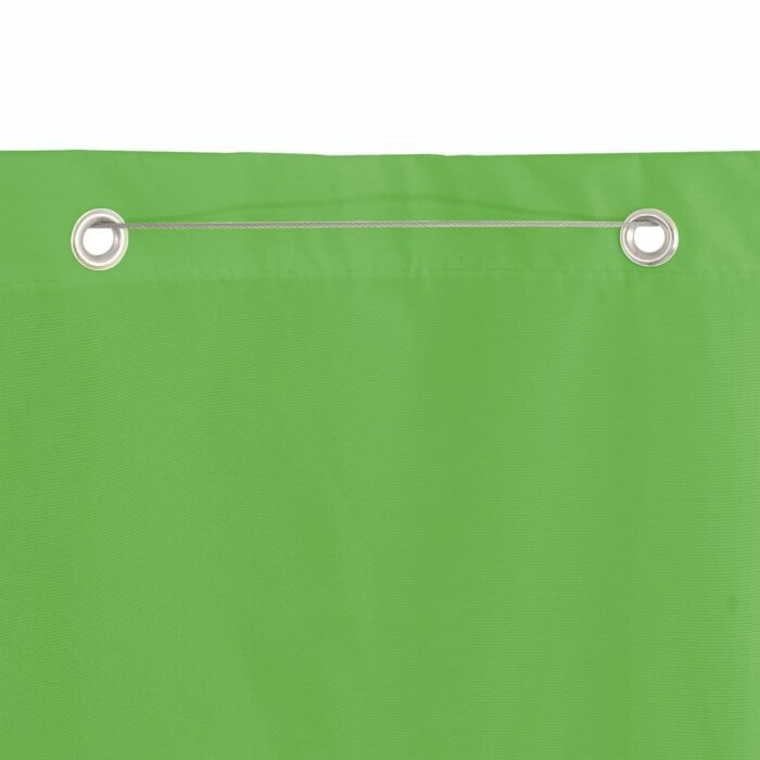 Écran de balcon Vert clair 80x240 cm Tissu Oxford – Image 3