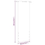 Écran de balcon Vert clair 80x240 cm Tissu Oxford – Image 5