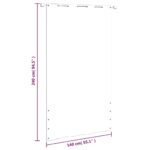 Écran de balcon Vert clair 140x240 cm Tissu Oxford – Image 5