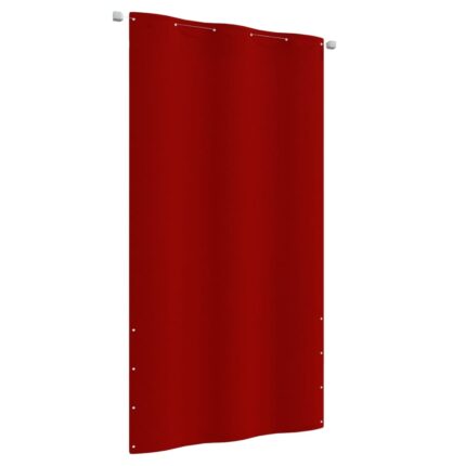 Écran de balcon Rouge 120x240 cm Tissu Oxford
