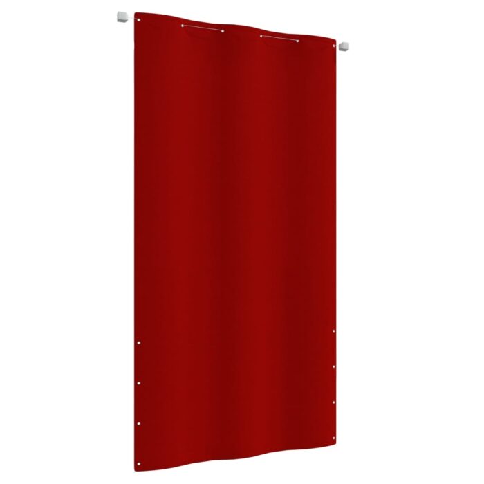 Écran de balcon Rouge 120x240 cm Tissu Oxford – Image 1