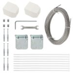 Écran de balcon Rouge 120x240 cm Tissu Oxford – Image 3