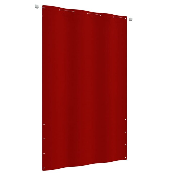 Écran de balcon Rouge 140x240 cm Tissu Oxford – Image 1