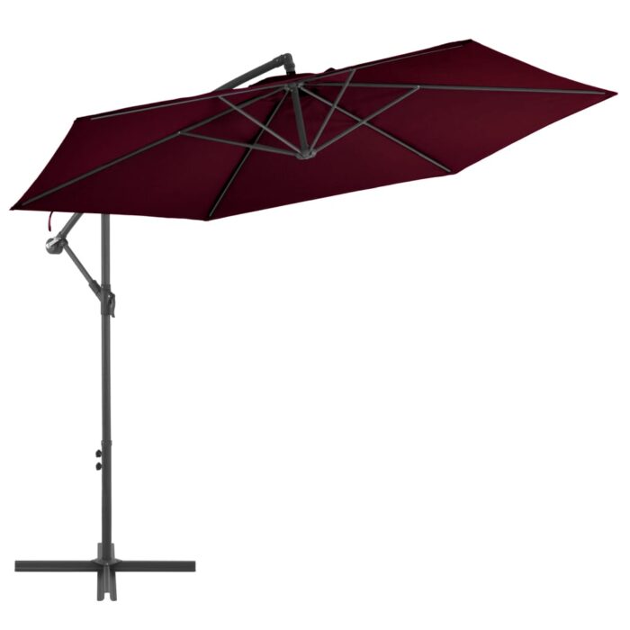 VXL8720286164365_a_en_hd_1.jpg Parasol de jardin en porte-à-faux avec mât en aluminium – Image 1