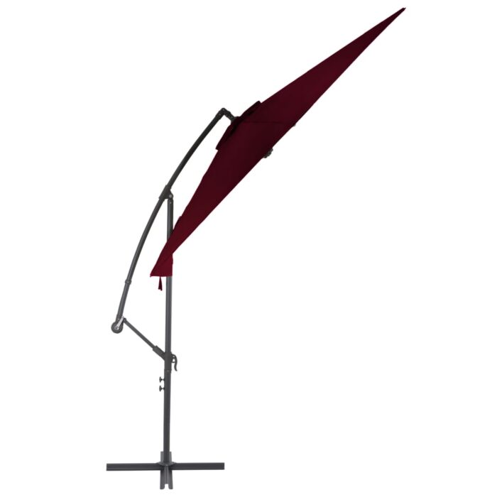 VXL8720286164365_g_en_hd_2.jpg Parasol de jardin en porte-à-faux avec mât en aluminium – Image 2