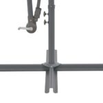 Parasol de jardin en porte-à-faux avec mât en aluminium – Image 4