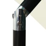 Parasol de jardin à 3 niveaux avec mât en aluminium sable – Image 5