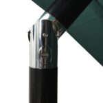 Parasol de jardin à 3 niveaux avec mât en aluminium vert – Image 5