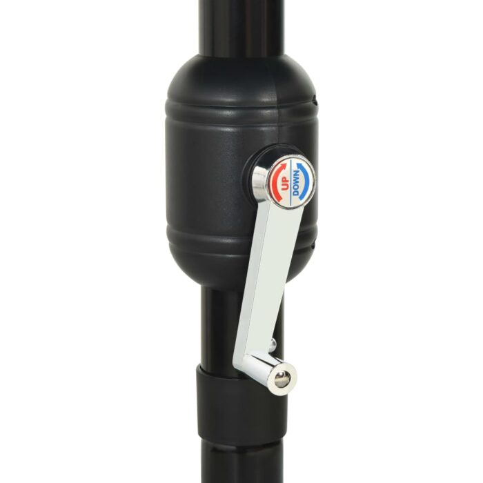 Parasol de jardin à 3 niveaux avec mât en aluminium sable 3,5 m – Image 6