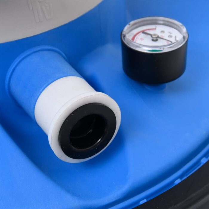Pompe de filtration à sable Bleu et noir 385x620x432mm 200W 25L – Image 2