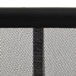 Moustiquaire avec rideau en maille noir 100x220 cm polyester – Image 2