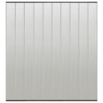 Moustiquaire de porte rideau en maille 10 pcs Noir 240x240 cm