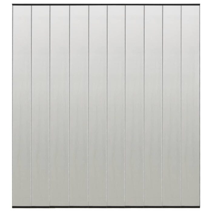 Moustiquaire de porte rideau en maille 10 pcs Noir 240x240 cm – Image 1