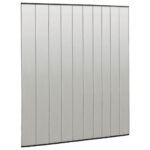 Moustiquaire de porte rideau en maille 10 pcs Noir 240x240 cm – Image 3