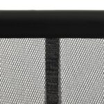 Moustiquaire de porte rideau en maille 10 pcs Noir 240x240 cm – Image 4