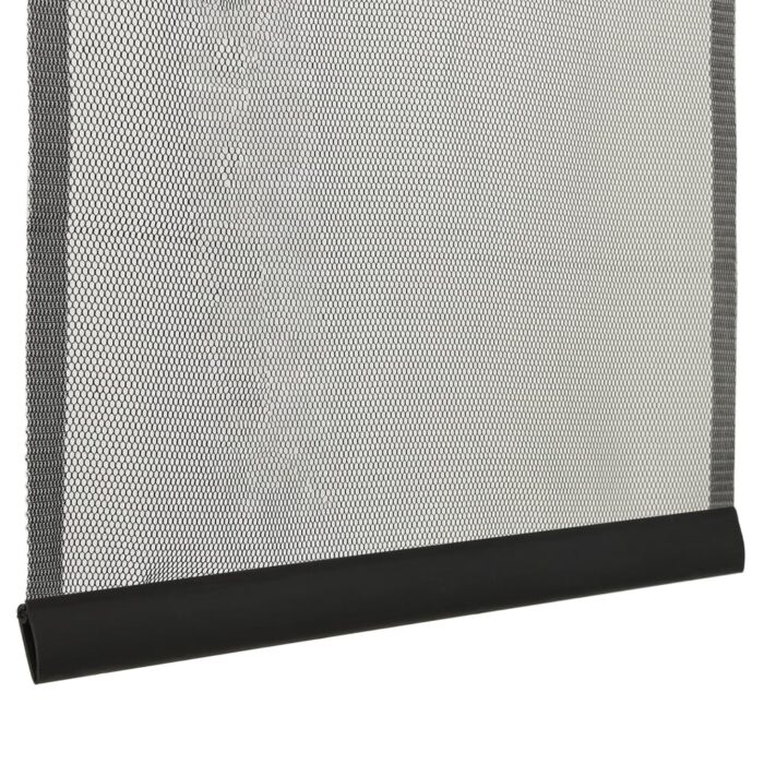 Moustiquaire de porte rideau en maille 10 pcs Noir 240x240 cm – Image 6