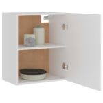 Armoires suspendue "Lyon"s 2 pcs Blanc 50x31x60 cm – Image 2