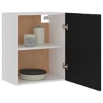 Armoires suspendue "Lyon"s 2 pcs Noir 50x31x60 cm – Image 2