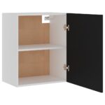 Armoires suspendue "Lyon"s 2 pcs Noir 50x31x60 cm – Image 4