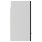 Armoires suspendue "Lyon"s 2 pcs Noir 50x31x60 cm – Image 7
