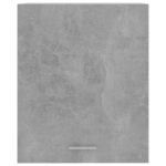 Armoires suspendues 2 pcs Gris béton Bois d’ingénierie – Image 6