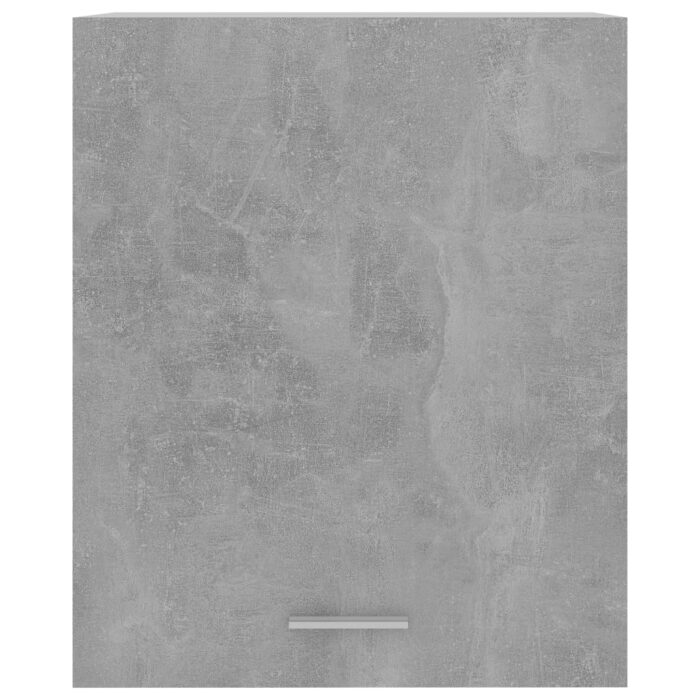 Armoires suspendues 2 pcs Gris béton Bois d’ingénierie – Image 6