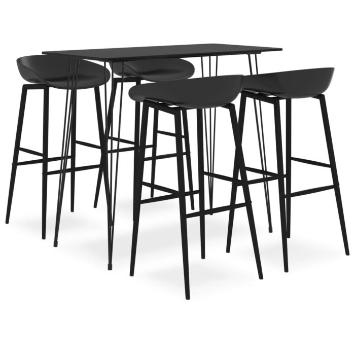 Ensemble de bar 5 pcs Noir – Image 1