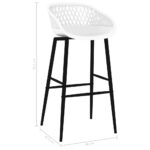 Ensemble de bar 7 pcs Noir et blanc – Image 12