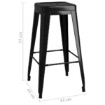 Ensemble de bar 5 pcs Blanc et noir – Image 11