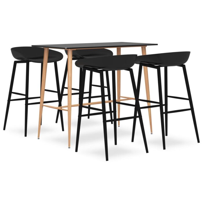 Ensemble de bar 5 pcs Noir – Image 1