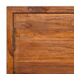 Meuble TV mural 180x30x30 cm Bois de teck massif – Image 8