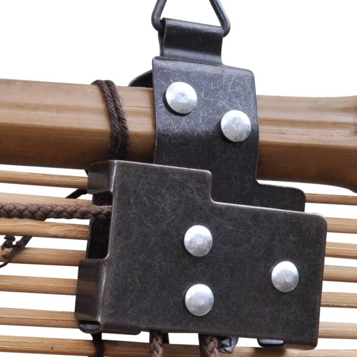 Stores roulants en bambou 2 pcs 100x160 cm Marron – Image 5