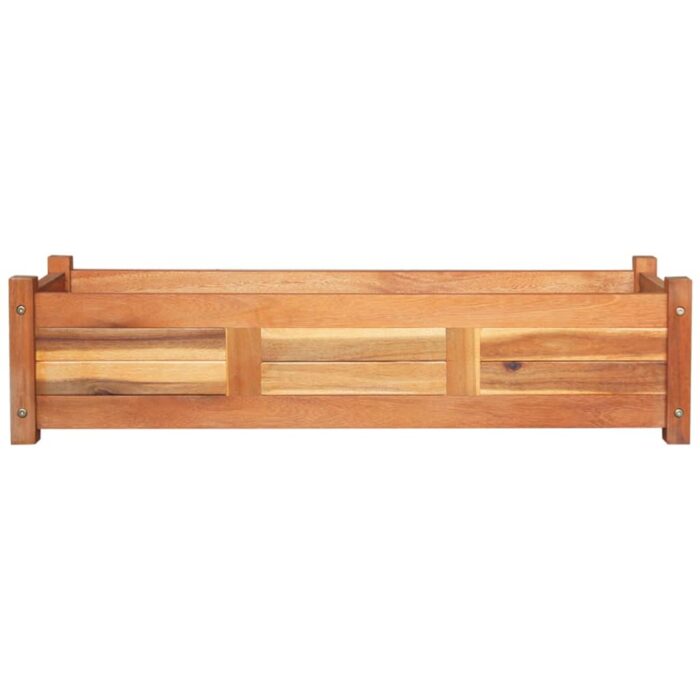 VXL8720286173657_g_en_hd_2.jpg Lits surélevés de jardin 2 pcs Bois d'acacia 100x30x25 cm – Image 2