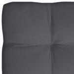 Coussin de palette anthracite 120x80x12 cm tissu – Image 3