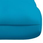 Coussin de palette bleu 120x80x12 cm tissu – Image 2