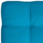 Coussin de palette bleu 120x80x12 cm tissu – Image 3