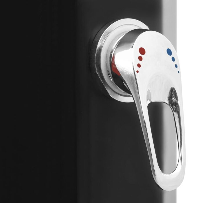 Douche solaire d'extérieur avec pomme de douche et robinet 35 L – Image 6
