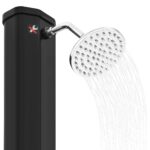 Douche solaire d'extérieur avec pomme de douche et robinet 35 L – Image 8