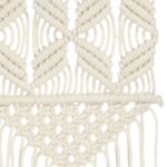 Cintre mural en macramé 40x80 cm Coton – Image 3