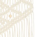 Cintre mural en macramé 40x80 cm Coton – Image 3