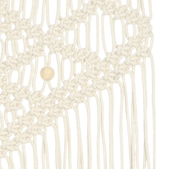 Cintre mural en macramé 40x80 cm Coton – Image 3