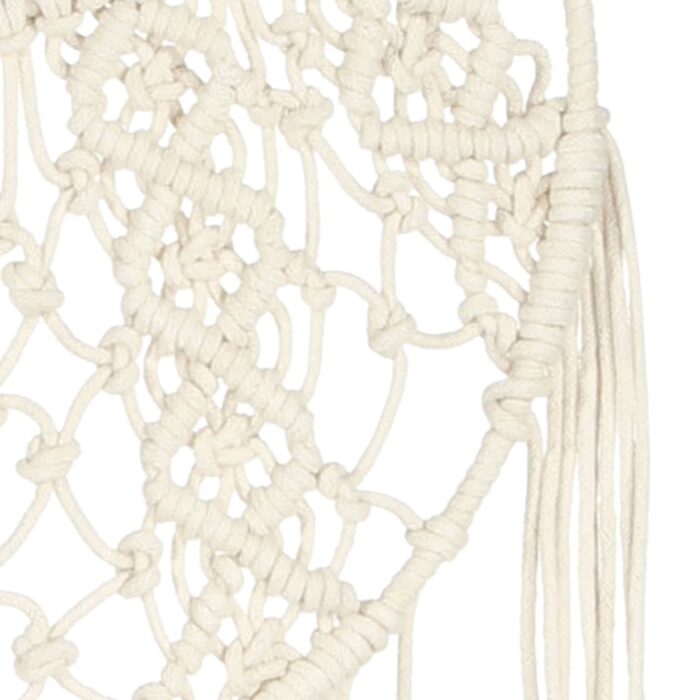 Cintre mural en macramé 40x80 cm Coton – Image 3